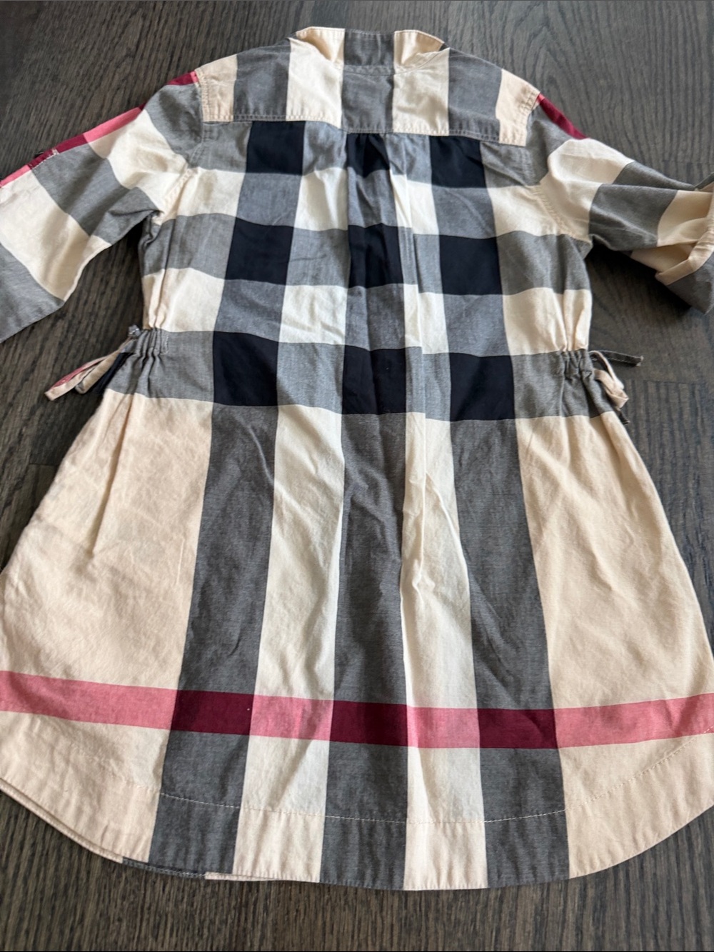 Burberry Children Button-Front Check Shirt Dress - size 5 - Picture 8 of 12